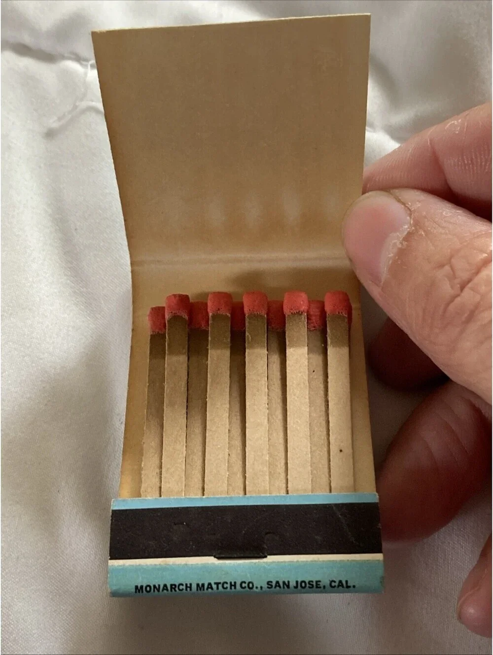 Vintage Matchbook - Bel-Air motel And Cafe In Cummings, California, Unused New